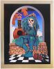 1995 Mouse Studios Grateful Dead Jester Embossed Stamp AE Poster Near Mint 85