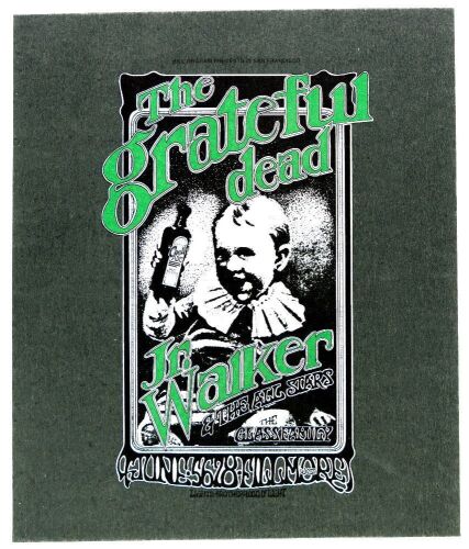 1969 BG-176 Grateful Dead Junior Walker & the All Stars Fillmore West Pellon