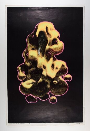 1969 She Celestial Arts San Francisco Blacklight Headshop Poster Extra Fine 61