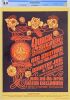 1966 FD-36 Big Brother Janis Joplin Quicksilver Avalon Ballroom Signed Moscoso Poster CGC 8.0