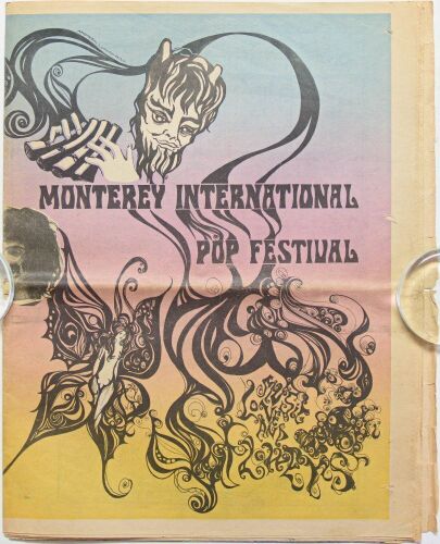 1967 The Monterey International Pop Festival Souvenir Program Excellent 77