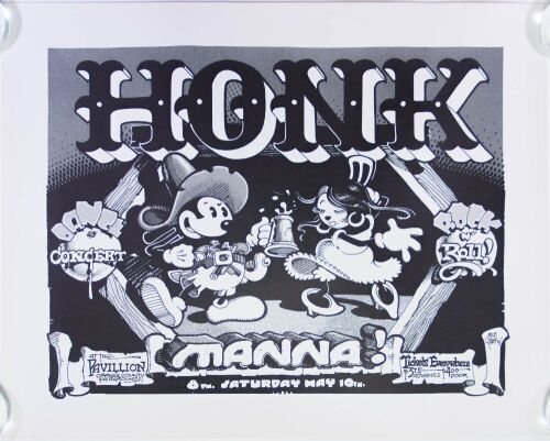 1975 Rick Griffin Honk Orange County Fairgrounds Poster Near Mint 81