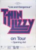 1978 Thin Lizzy Offenbach Stadthalle Germany Poster Near Mint 87