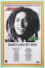 1978 Bob Marley & the Wailers Babylon By Bus Tour Poster Excellent 79