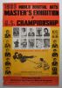 1983 World Martial Arts Master's Exhibit & U.S Championship University of San Francisco Memorial Gymnasium Poster Fine 53