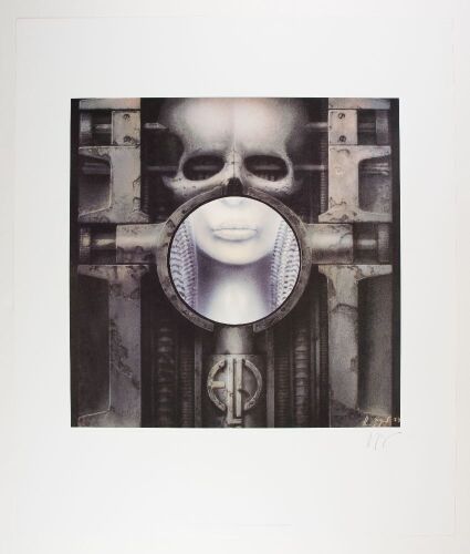 1990 Emerson Lake & Palmer Brain Salad Surgery Commemorative LE Print Poster Mint 91