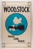 1970 Joe Petagno Woodstock Music Love Peace Headshop Poster Excellent 75