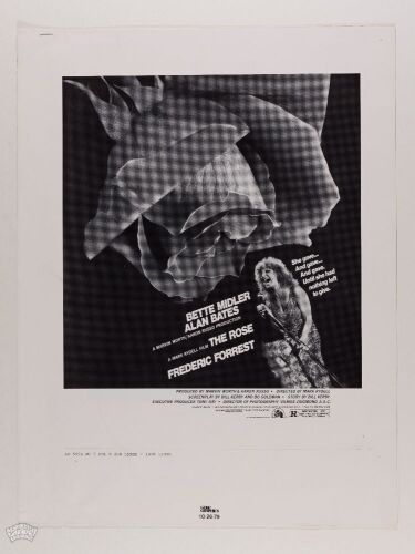 1979 Bette Midler Alan Bates The Rose Movie Group of 7 Proof Posters Excellent 79