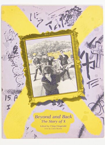 1983 X Beyond and Back The Story of X Tour Program Book Band Signed and Personalized Excellent 79