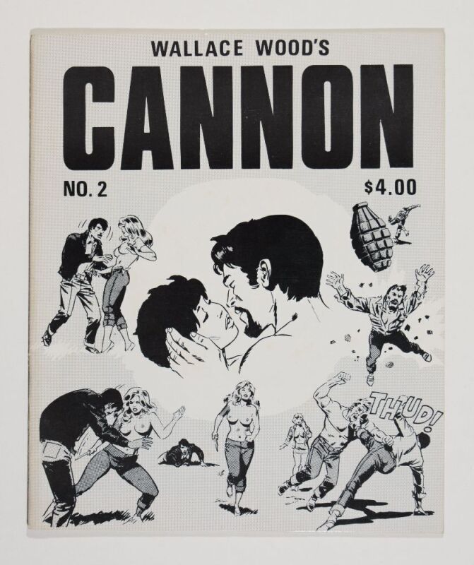 1979 Wallace Wood's Cannon No. 2 Comic Book Near Mint 89