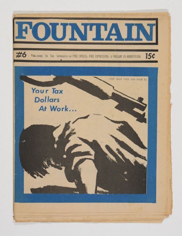 1971 The Fountain Issue Number 6 Portland Underground Newspaper Excellent 71