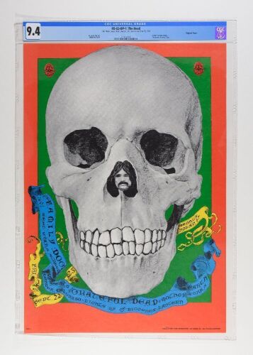 1967 FD-82 Grateful Dead 1601 W Evans Street Denver Poster CGC 9.4