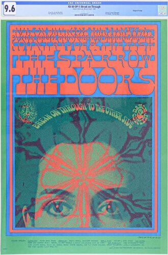 1967 FD-50 The Doors Sparrow Avalon Ballroom Poster CGC 9.6