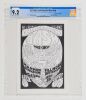 1966 BG-3 Jefferson Airplane Paul Butterfield Harmon Gymnasium & Fillmore Auditorium Handbill CGC 9.2