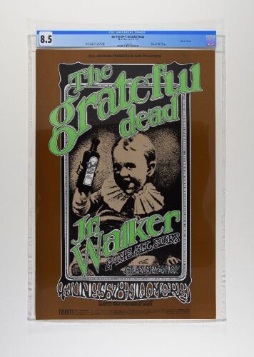 1969 BG-176 Grateful Dead Fillmore West Poster CGC 8.5