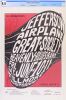 1966 BG-10 Jefferson Airplane Great Society Fillmore Auditorium Poster CGC 8.0