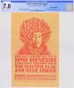 1968 AOR-3.72 Jimi Hendrix Shrine Auditorium Los Angeles Handbill CGC 7.0