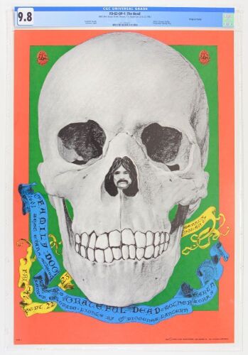 1967 FD-82 Grateful Dead 1601 W Evans Street Denver Poster CGC 9.8