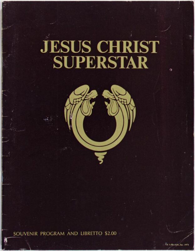 1971 Jesus Christ Superstar Souvenir Program and Libretto Excellent 71