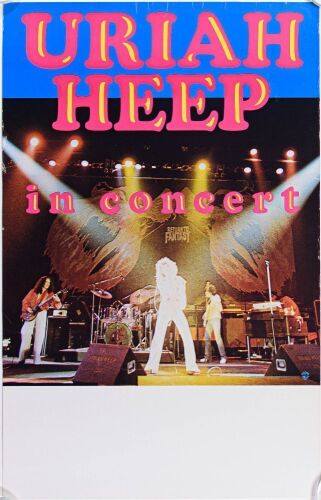 1975 Uriah Heep Tour Blank Poster Extra Fine 69