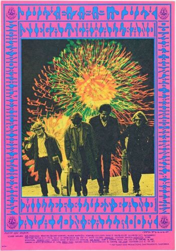 1967 FD-70 Steve Miller Blues Band Avalon Ballroom Poster Near Mint 89