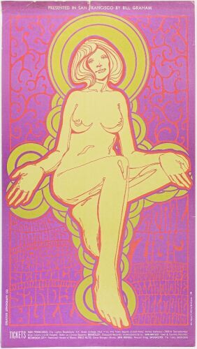 1967 BG-58 The Chambers Brothers Fillmore Auditorium Poster Extra Fine 63