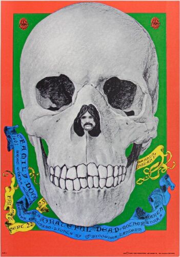 1967 FD-82 Grateful Dead 1601 W Evans Street Denver Poster Near Mint 89