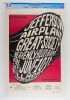 1966 BG-10 Jefferson Airplane Great Society Fillmore Auditorium Signed Wilson Poster CGC 7.0