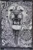 1968 BG-134 Grateful Dead Santana Steppenwolf Fillmore West RP2 Poster Near Mint 89