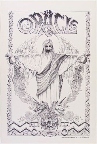 1967 Rick Griffin The Oracle Berkeley Bonaparte RP2 Poster Near Mint 85