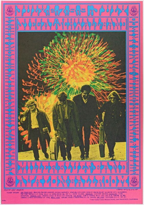 1967 FD-70 Steve Miller Blues Band Avalon Ballroom Poster Excellent 77