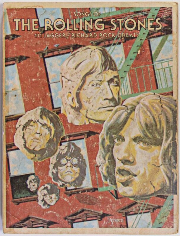 1975 Songs of The Rolling Stones 111 Jagger/Richard Rock Greats Book Extra Fine 69