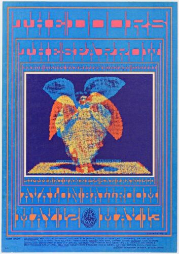 1967 FD-61 The Doors The Sparrow Avalon Ballroom Poster Excellent 75