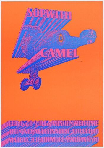 1967 NR-5 Sopwith Camel The Matrix Poster Near Mint 81