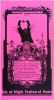 1969 The Who Bob Dylan The Band Moody Blues Ritchie Havens Isle of Wight Festival Poster Excellent 77