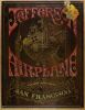 1967 Jefferson Airplane Fillmore Sparta Graphics Double Sided Headshop Poster Excellent 73