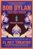 1997 Bob Dylan The El Rey Theatre Los Angeles Signed Loren Poster Near Mint 81