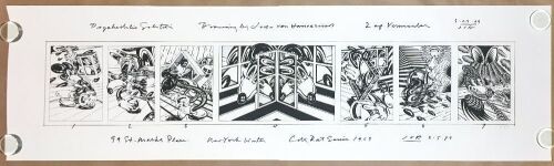 1987 John Van Hamersveld City Rat Series Opening Psychedelic Solution New York Large SIGNED Hamersveld Print