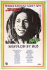 1978 Bob Marley & the Wailers Babylon By Bus Tour Poster Near Mint 83