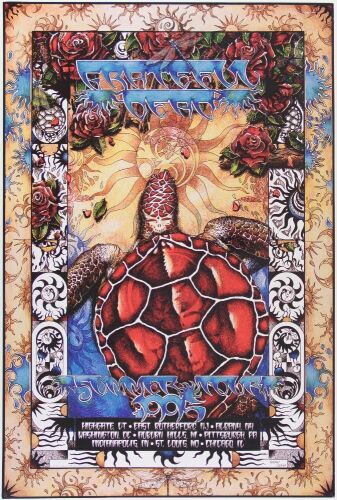 1995 PCL-62B Michael Everett Grateful Dead Summer Tour LE Poster Excellent 79