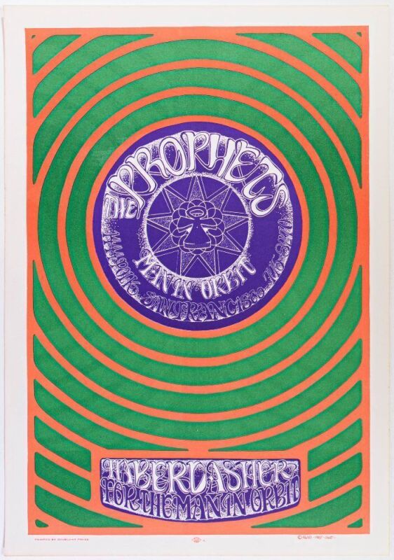 1967 Gut The Prophets The Haberdasher Poster Near Mint 80