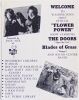 1967 The Doors Jack Alix's Flower Power Show Alexandria Roller Rink Flyer Extra Fine 61