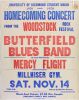 1970 The Butterfield Blues Band Millhiser Gym University of Richmond Cardboard Poster Fine 59