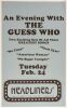 1970 The Guess Who Headliners Madison Flyer Mint 91
