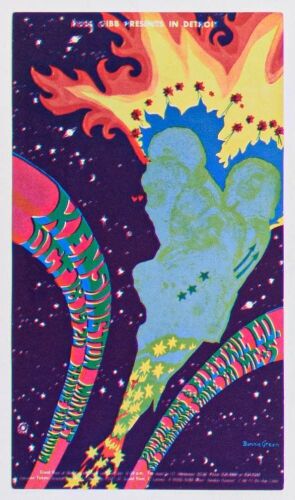 1968 G/G-681018 Pacific Gas and Electric MC5 Grande Ballroom Postcard Near Mint 80