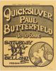 1971 Quicksilver Messenger Service Paul Butterfield Selland Arena Fresno Signed Tuten Poster Near Mint 85