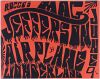 1967 Jefferson Airplane Wonderland Fresno Cardboard Poster Near Mint 89