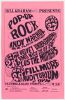 1966 BG-8 Andy Warhol Velvet Underground Mothers Fillmore Auditorium Handbill Extra Fine 69