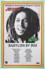 1978 Bob Marley & the Wailers Babylon By Bus Tour Poster Excellent 79