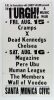 1980 The Cramps X Dead Kennedys Human League Santa Monica Civic Cardboard Poster Excellent 71